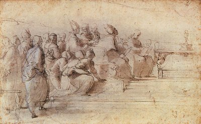 Study for the Disputa by Raffaello Sanzio Raphael